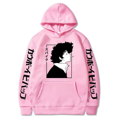 Cowboy Bebop Spiegel Spike Valentine Faye Black Jet Hoodies