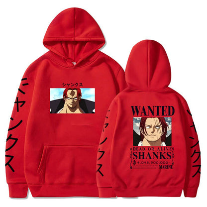 One Piece Wanted Hoodies