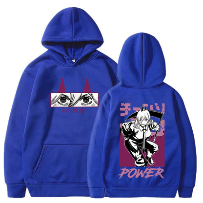 Chainsaw Man Makima Power Denji Graphic Print Hooded