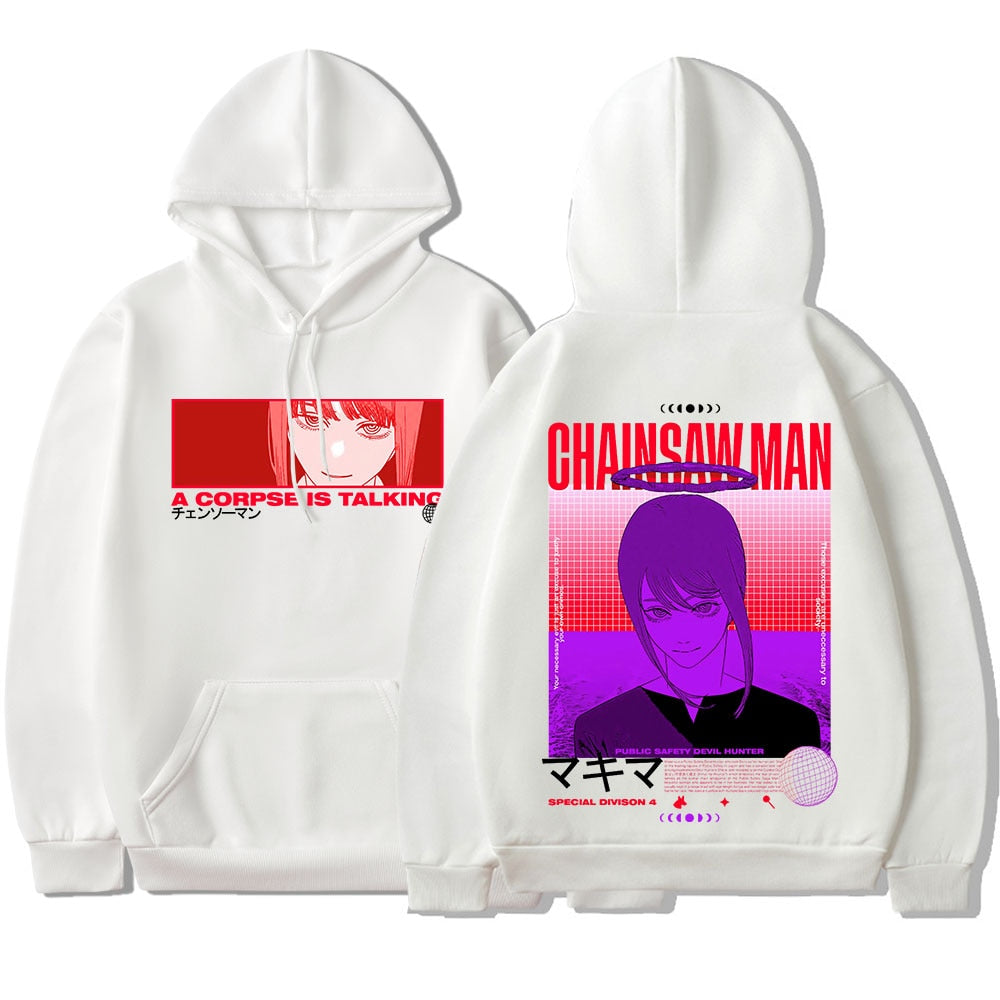 Chainsaw Man Makima A Corpse Is Talking Hoodie