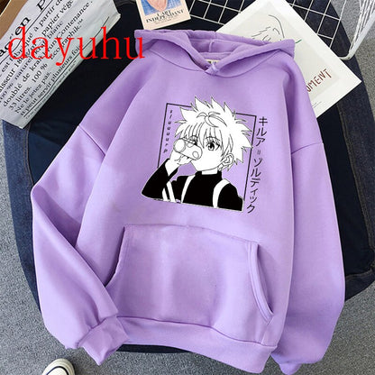 Hunter X Hunter Killua Zoldyck Devil Eye Print Hoodies