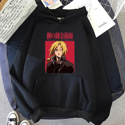 Fullmetal Alchemist Edward Elric Hoodies