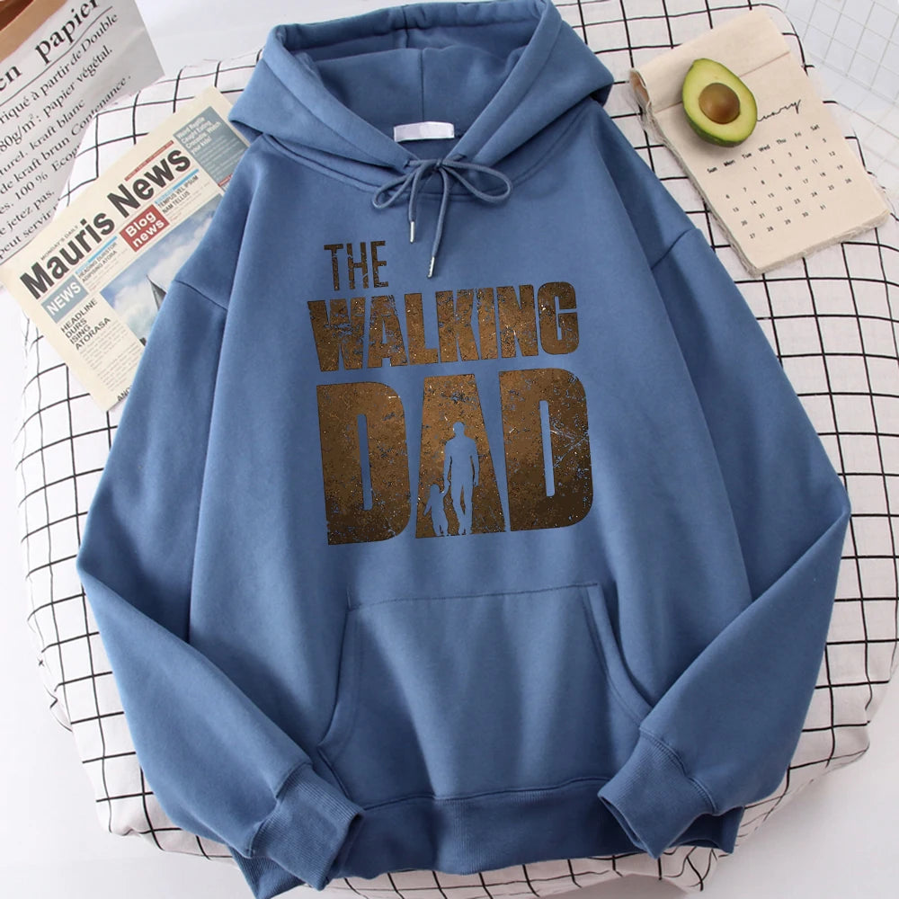 The Walking Dad Printing Hoodie