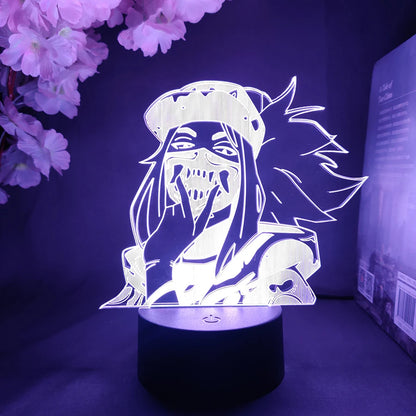 LOL Akali 3D Lamp