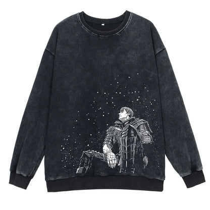 Berserk Retro Washed Sweatshirts