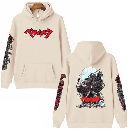 Berserk Logo Hip Hop Long Sleeve Hoodie