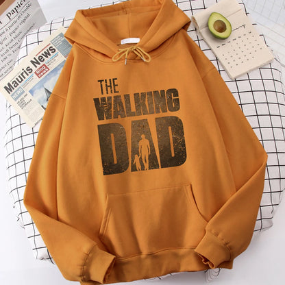 The Walking Dad Printing Hoodie