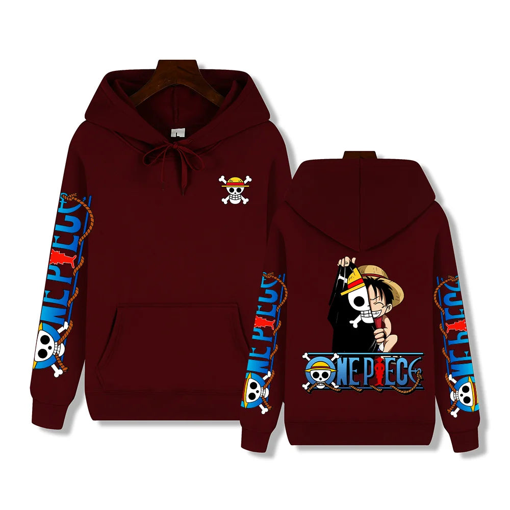 One Piece flag Luffy Creative Hoodie