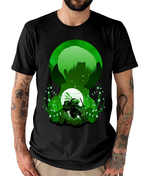 Attack on Titan Capitán Levien ataque T-shirt