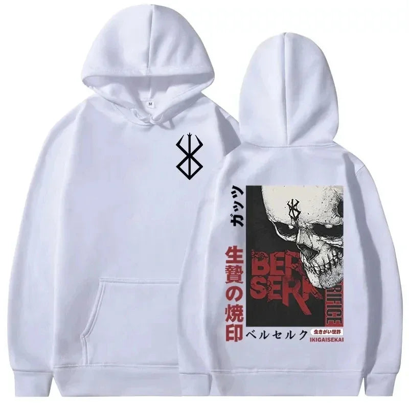 Berserk Guts Graphic Print Hoodie