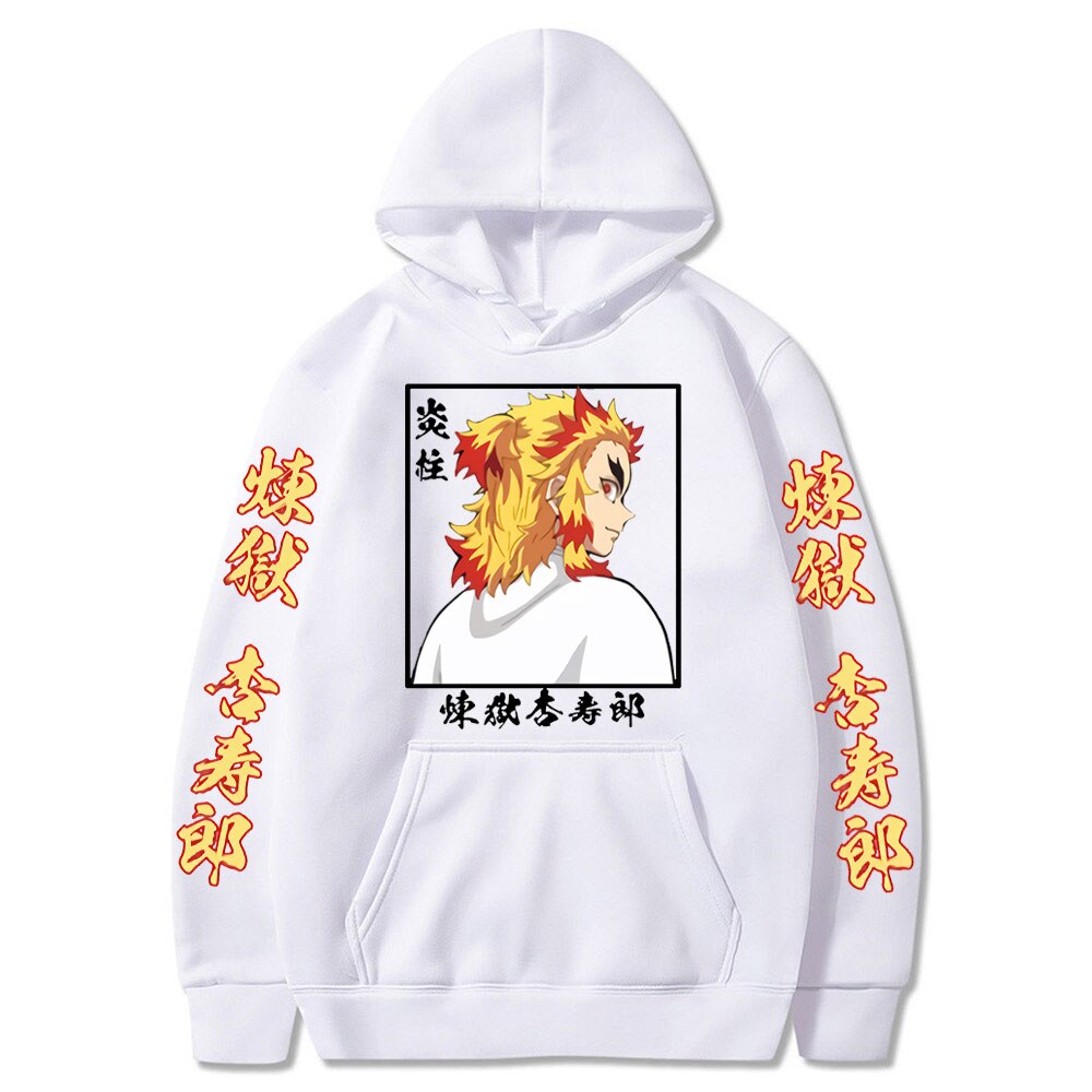 Demon Slayer Rengoku Kyojuro The Flame Hashira Hoodie