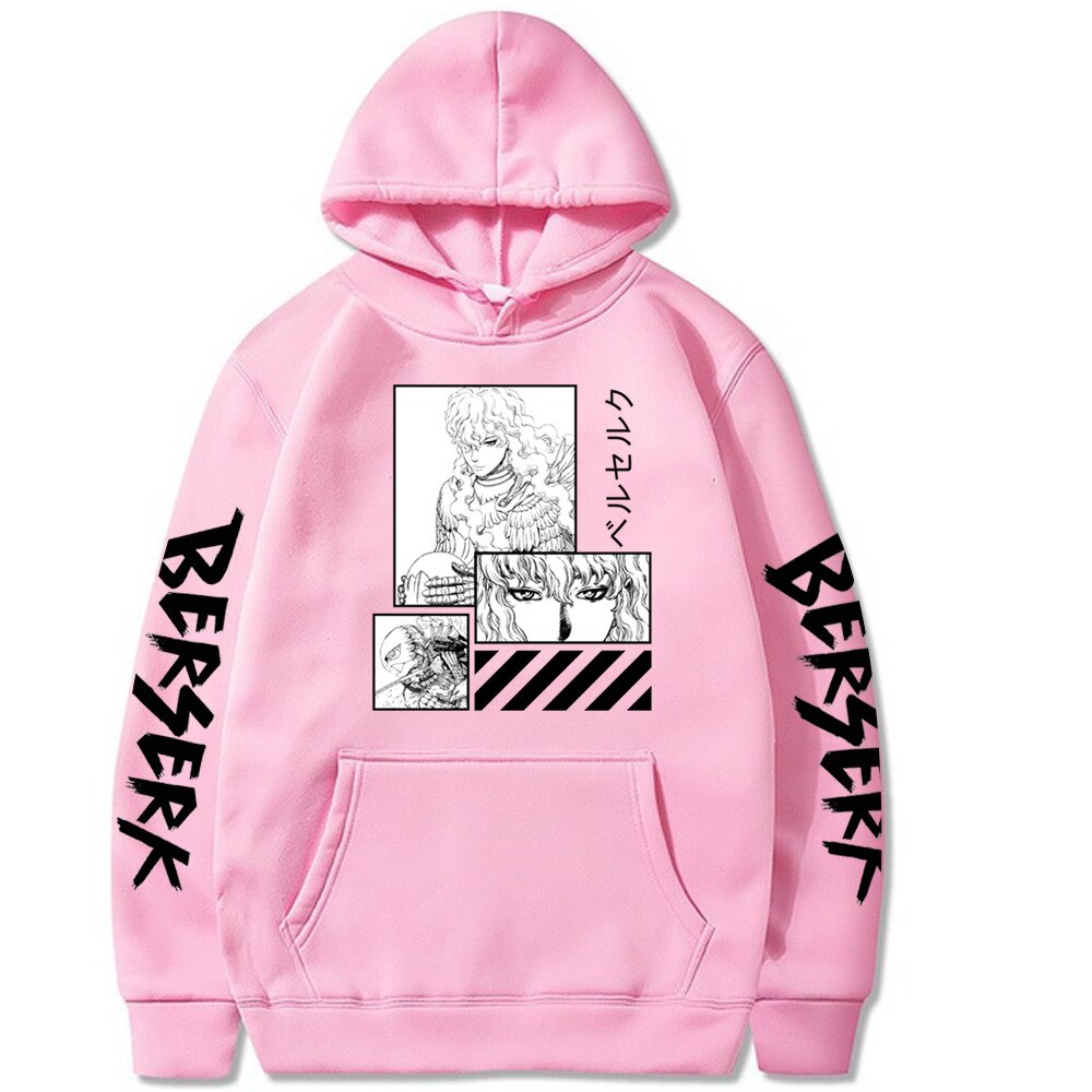 Japanese Harajuku Berserk Anime Print Hoodies