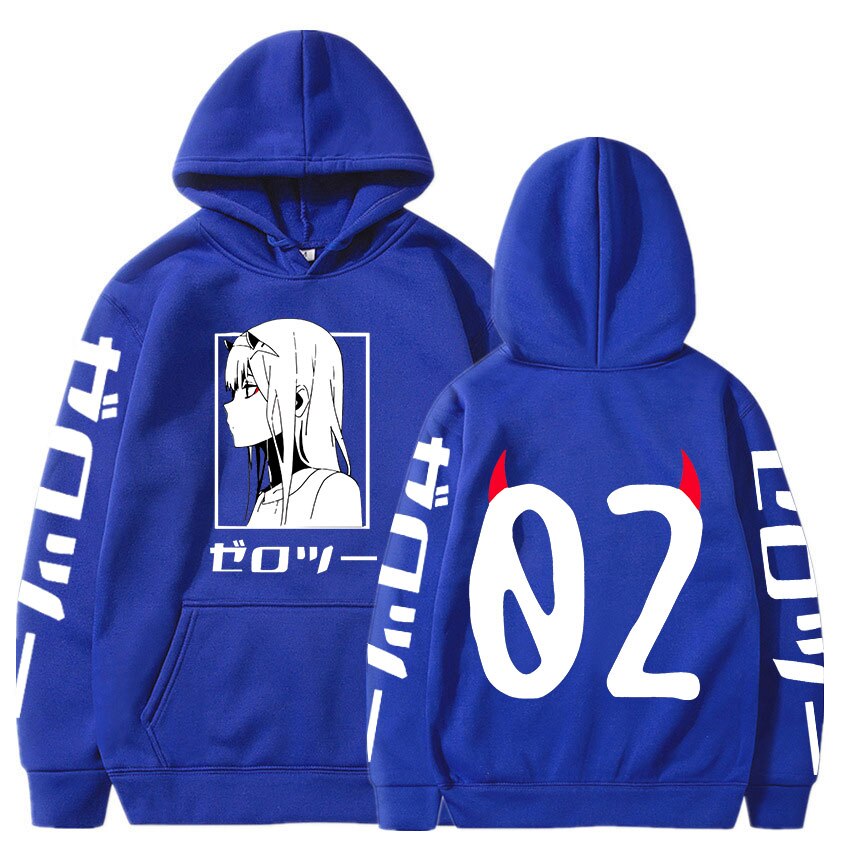 Darling In The Franxx Zero Two Hip Hop Hoodie