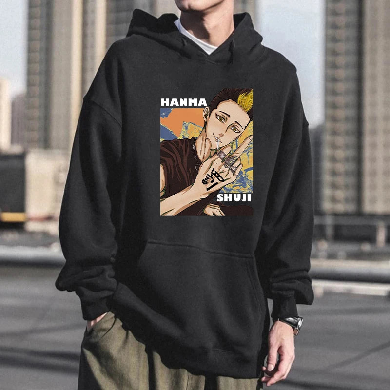 Tokyo Revengers Haikyuu Manga Hanma Shuuji Hoodie