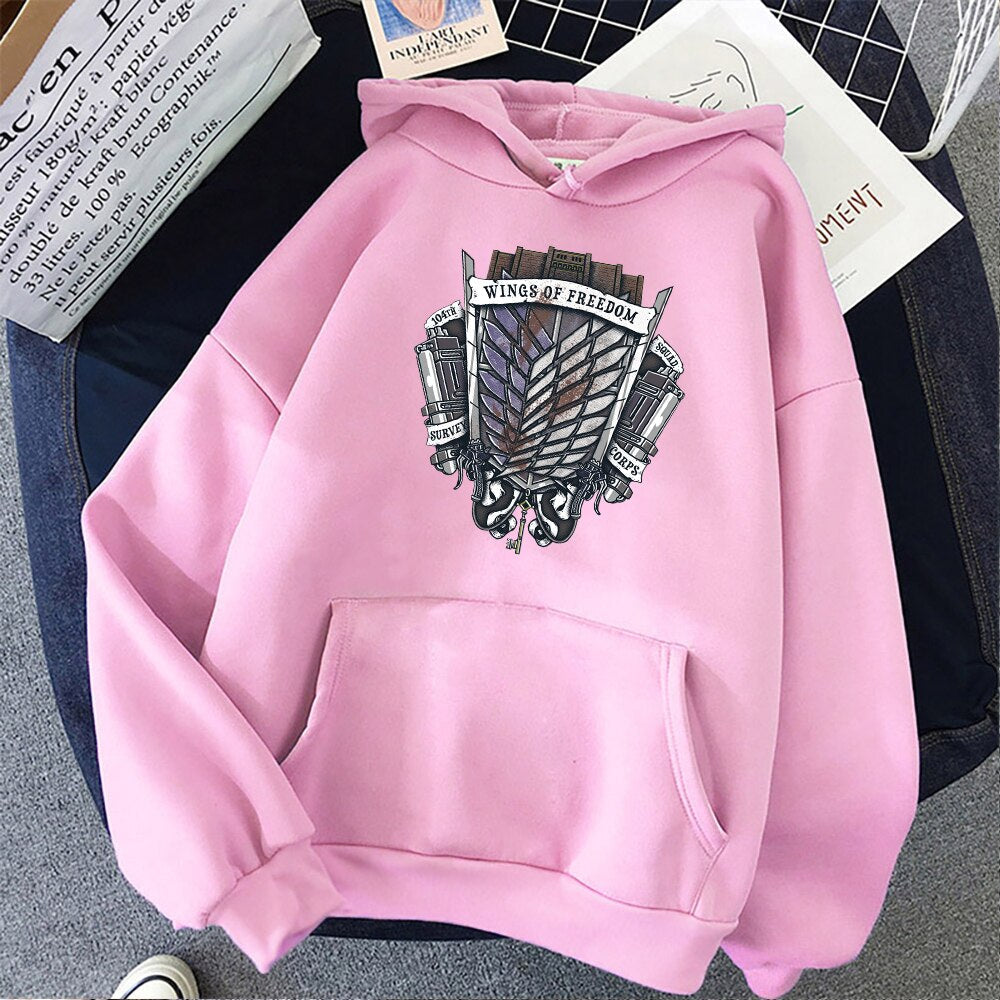 Attack On Titan Survey Corps Crest Hoodies