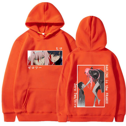 Darling In The Franxx Zero Two Hiro Hoodies