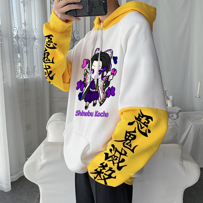 Demon Slayer Butterfly Girl Shinobu Kochou Hoodies