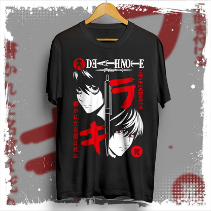 Light Yagami L Lawliet Death Note T-Shirt