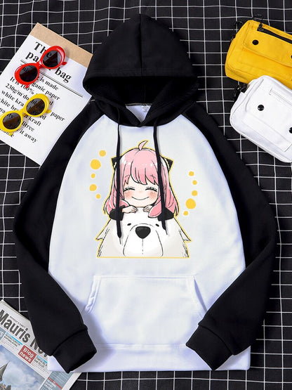 Spy X Family Cute Anya And Bond Forger Hoodie