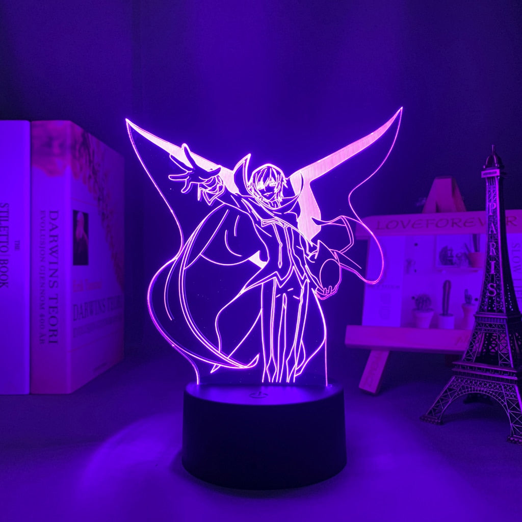 Code Geass Lelouch Lamperouge 3D Lamp