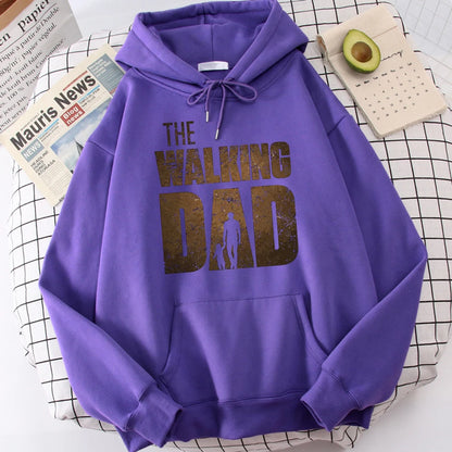 The Walking Dad Printing Hoodie