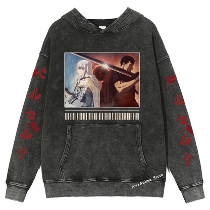 Berserk Retro Style Hoodie