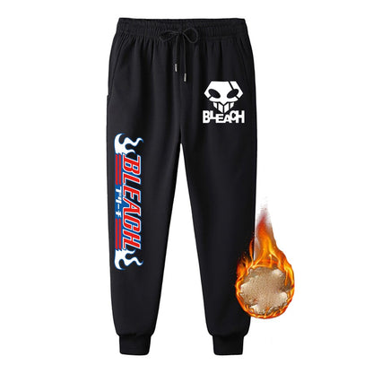 Bleach Print Thicken Sweatpants