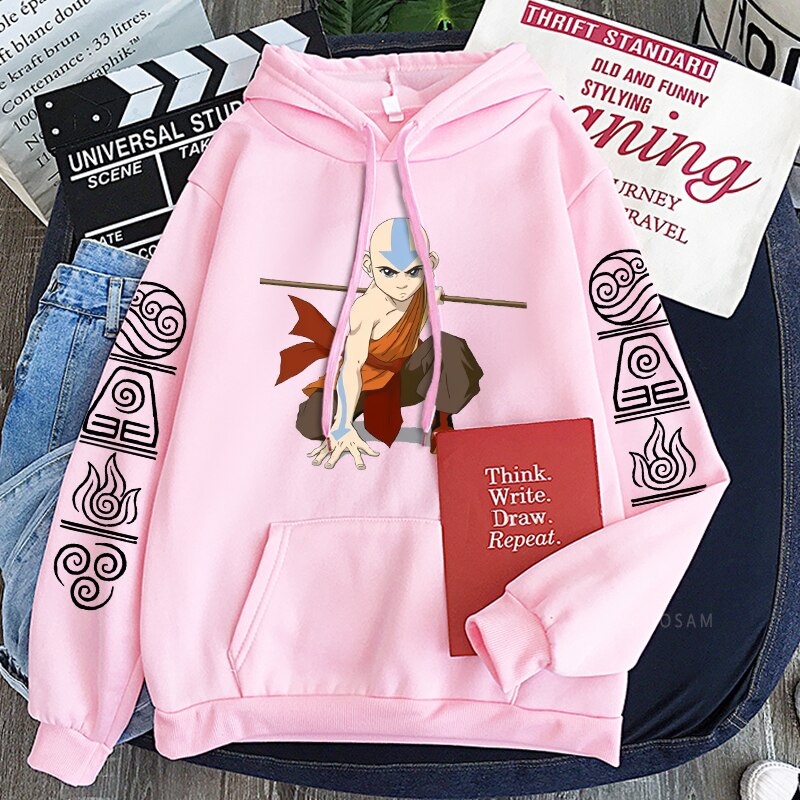 Avatar The Last Airbender Manga Aang  Hoodie