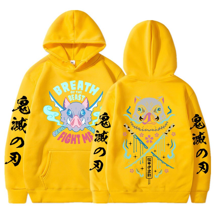 Demon Slayer Fight Inosuke Hoodie