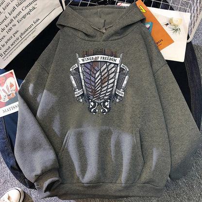 Attack On Titan Survey Corps Crest Hoodies