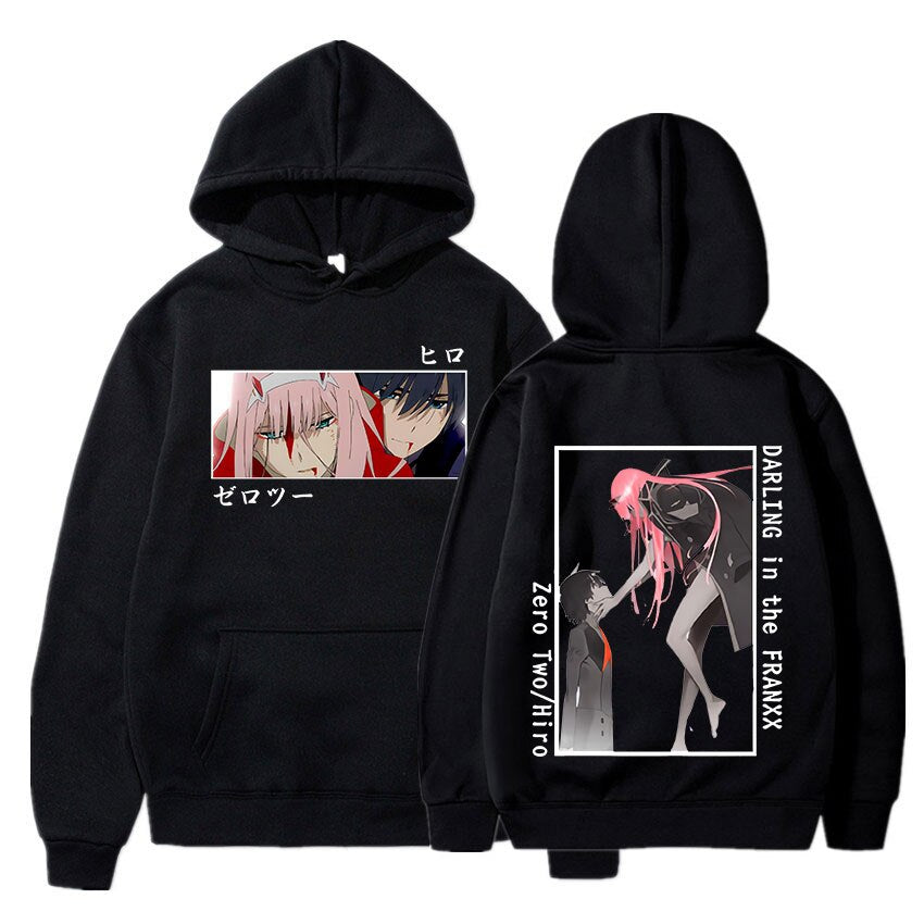 Darling In The Franxx Zero Two Hiro Hoodies