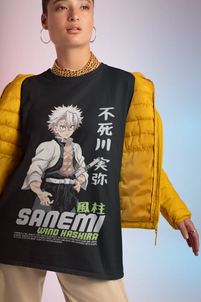 Sanemi Kokushibo Demon Slayer T-Shirt