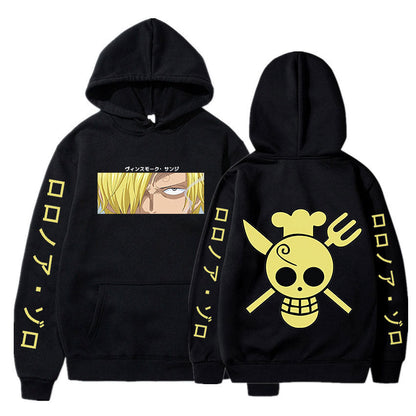 One Piece Sanji Print Hoodie