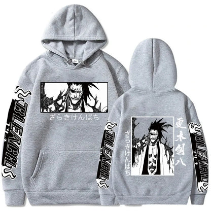 Bleach Zaraki Kenpachi Manga Hoodies