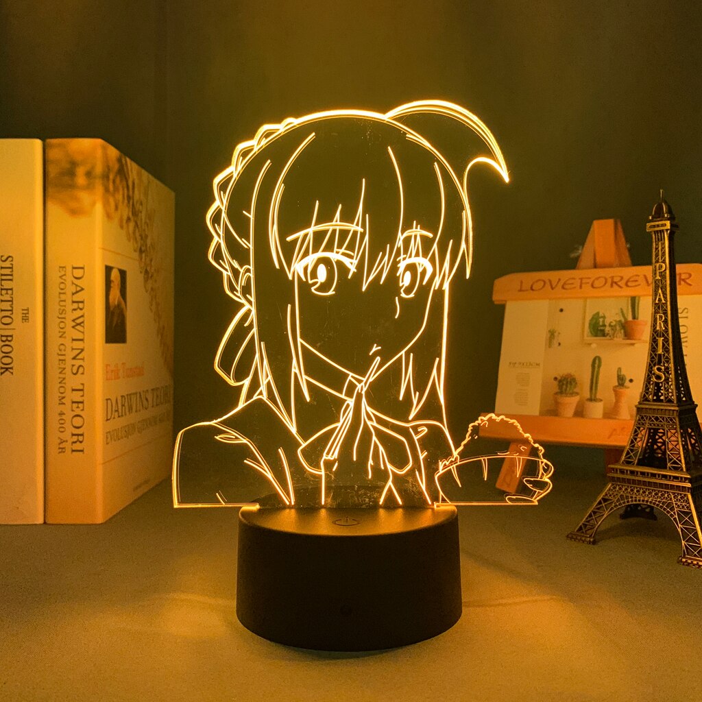 Fate Saber 3D Lamp