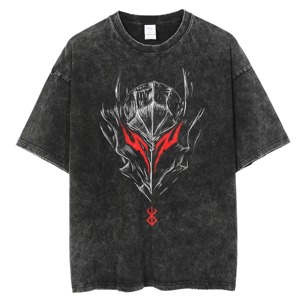 Berserk Black Washed T-Shirt