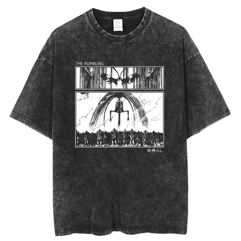 Attack on Titan Vintage Washed T-Shirt