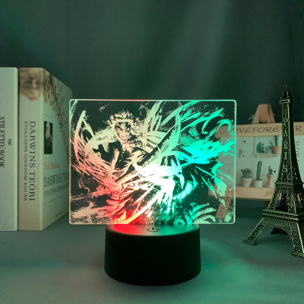 Two Tone Lamp Kimetsu No Yaiba Tanjiro 3D Lamp