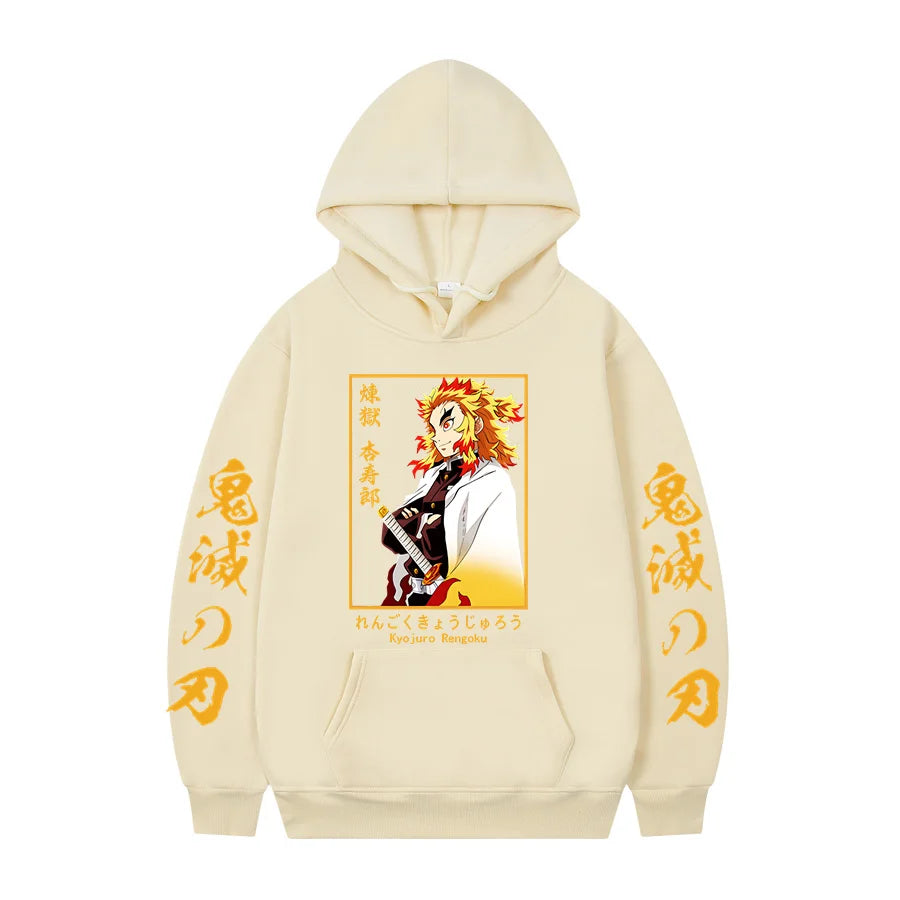 Demon Slayer Kyojuro Rengoku Hoodie