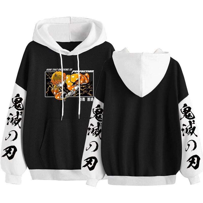 Agatsuma Zenitsu Demon Slayer Hoodies