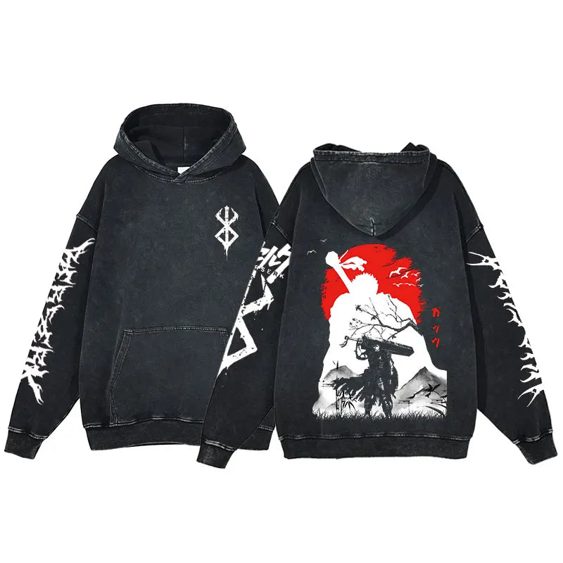 Berserk Acid Washed Hoodie