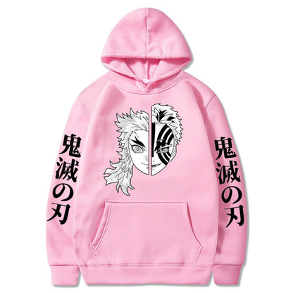 Demon Slayer Rengoku Akaza Twelve Kizuki Printing Hoodie