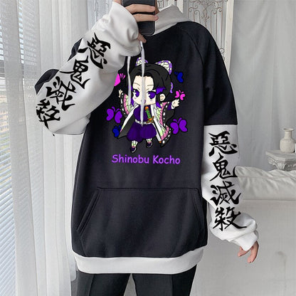 Demon Slayer Butterfly Girl Shinobu Kochou Hoodies