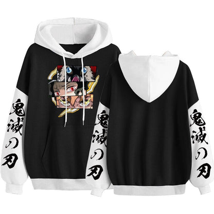 Demon Slayer Kibutsuji Muzan Printed Hoodies