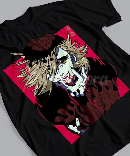 Demon Slayer Douma segunda Luna Superior T-Shirt