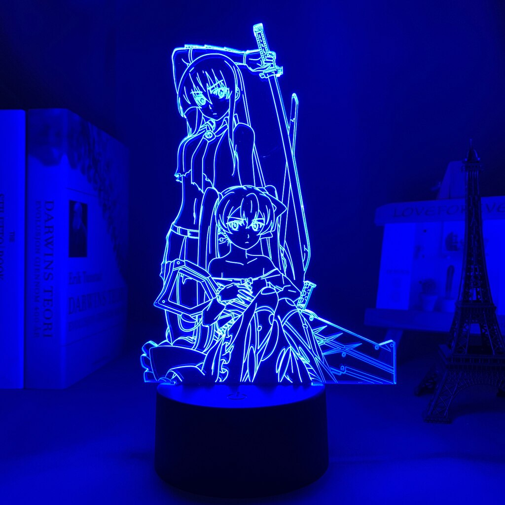 Akame Ga Kill 3D Lamp