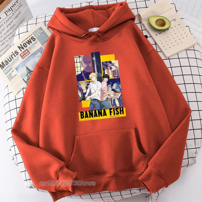 Banana Fish Printed Hoody