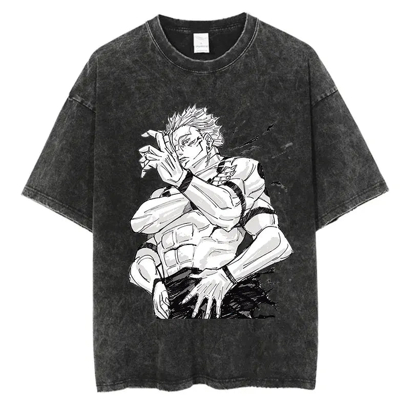 Jujutsu Kaisen Vintage Washed T-shirt