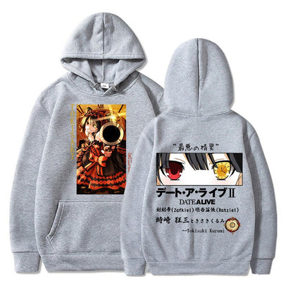 Date A Live Tokisaki Kurumi Print Hoodie