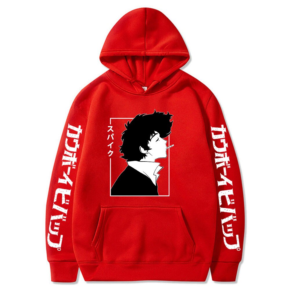 Cowboy Bebop Spiegel Spike Valentine Faye Black Jet Hoodies